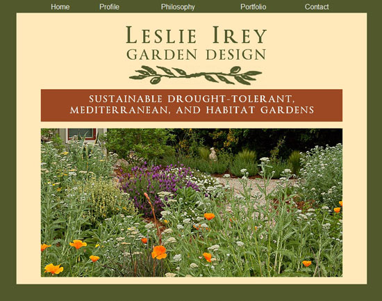 Leslie Iery garden design in Redding, CA